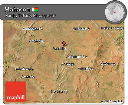 Satellite 3D Map of Mahasoa