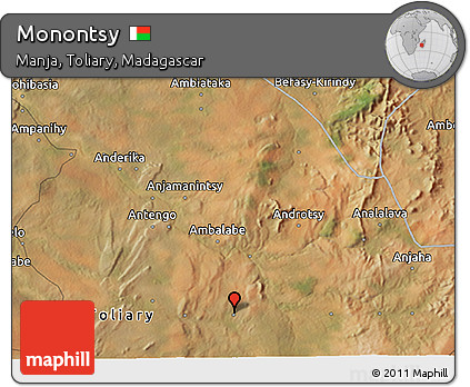 Satellite 3D Map of Monontsy