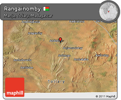 Satellite 3D Map of Rangainomby