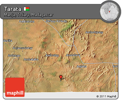 Satellite 3D Map of Tarata
