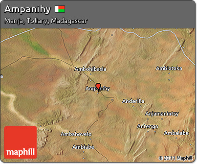 Satellite 3D Map of Ampanihy