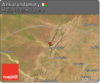 Satellite 3D Map of Ankorondamoty