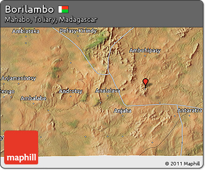 Satellite 3D Map of Borilambo