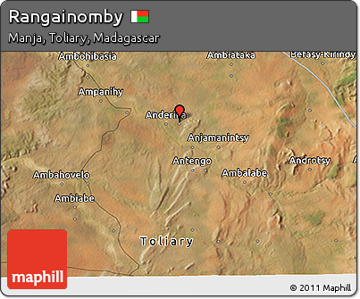 Satellite 3D Map of Rangainomby