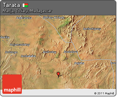 Satellite 3D Map of Tarata
