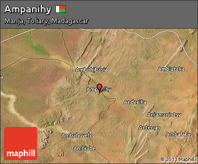 Satellite 3D Map of Ampanihy