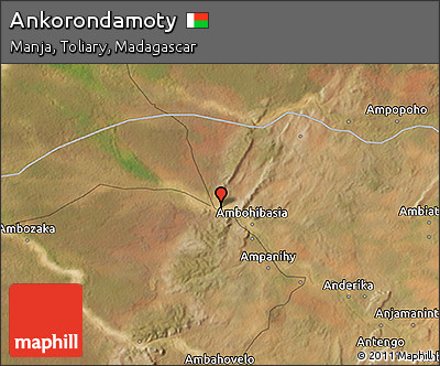 Satellite 3D Map of Ankorondamoty