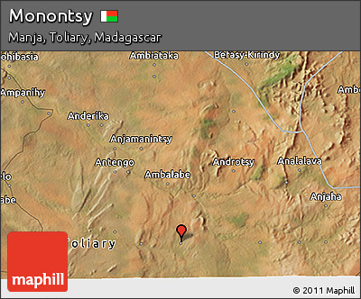 Satellite 3D Map of Monontsy