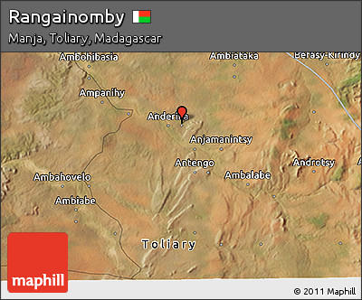 Satellite 3D Map of Rangainomby