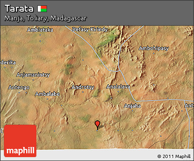 Satellite 3D Map of Tarata