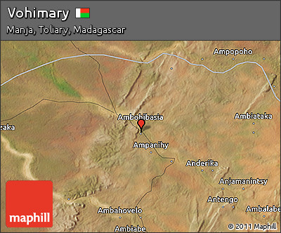 Satellite 3D Map of Vohimary