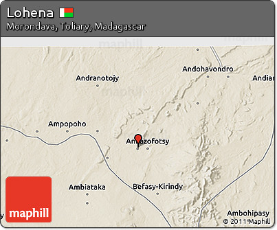 Shaded Relief 3D Map of Lohena