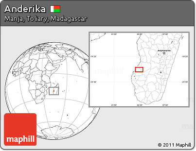 Blank Location Map of Anderika