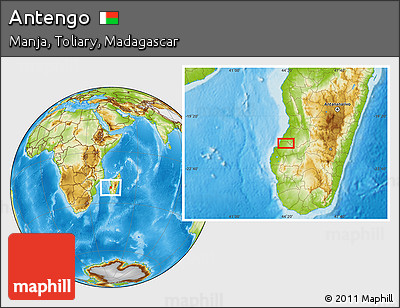 Physical Location Map of Antengo