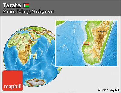 Physical Location Map of Tarata