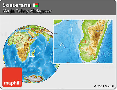 Physical Location Map of Soaserana