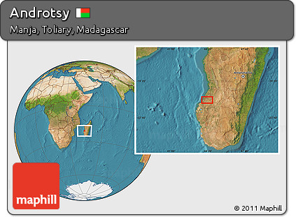 Satellite Location Map of Androtsy