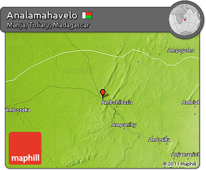 Physical Map of Analamahavelo