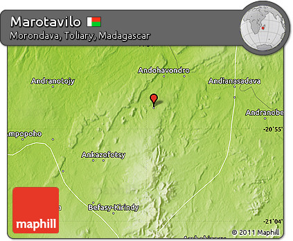 Physical Map of Marotavilo