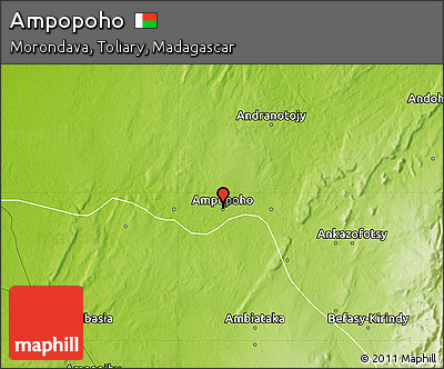 Physical Map of Ampopoho