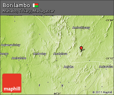 Physical Map of Borilambo