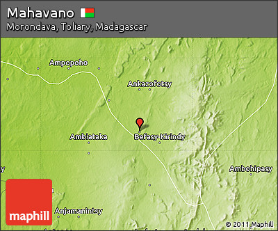 Physical Map of Mahavano