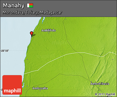 Physical Map of Manahy