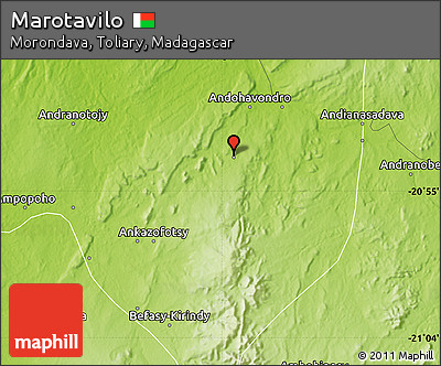 Physical Map of Marotavilo
