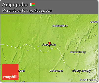 Physical Map of Ampopoho