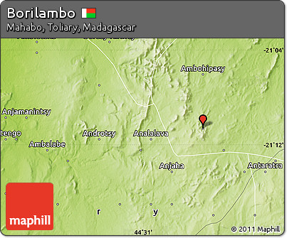 Physical Map of Borilambo