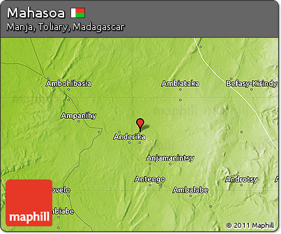 Physical Map of Mahasoa