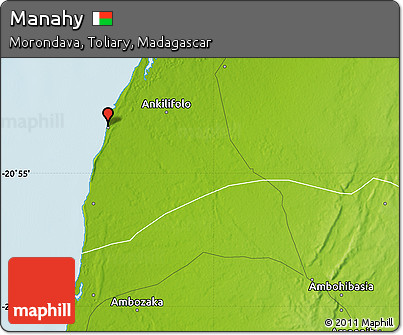 Physical Map of Manahy