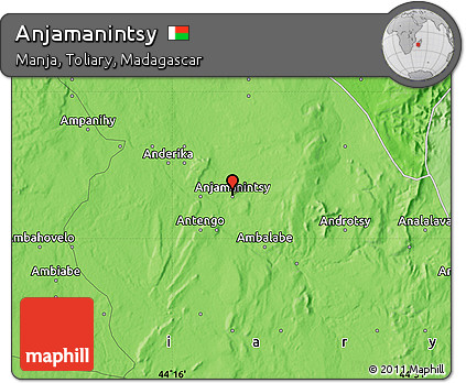 Political Map of Anjamanintsy