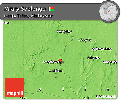 Political Map of Miary-Soalengo