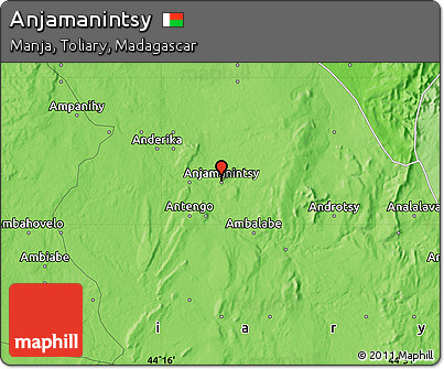 Political Map of Anjamanintsy