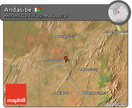 Satellite Map of Andasibe