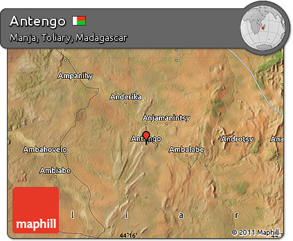 Satellite Map of Antengo