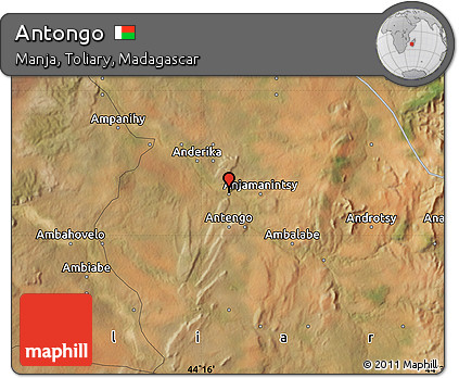 Satellite Map of Antongo