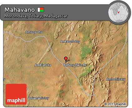 Satellite Map of Mahavano
