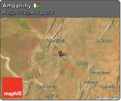 Satellite Map of Ampanihy