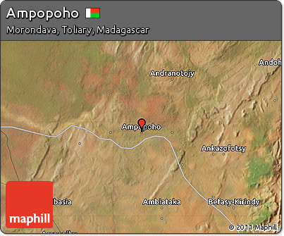 Satellite Map of Ampopoho