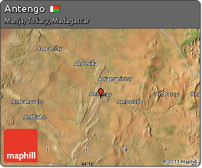Satellite Map of Antengo