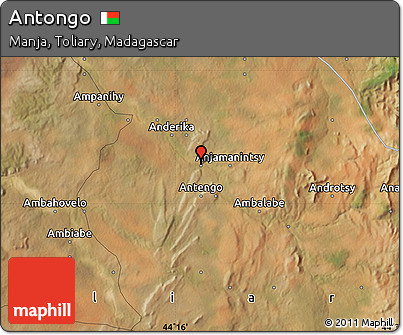 Satellite Map of Antongo