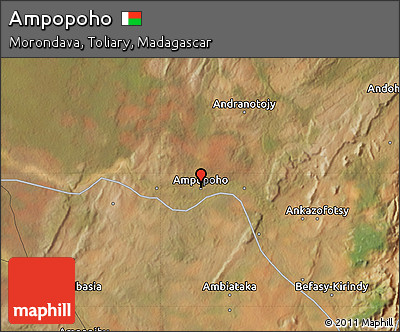 Satellite Map of Ampopoho