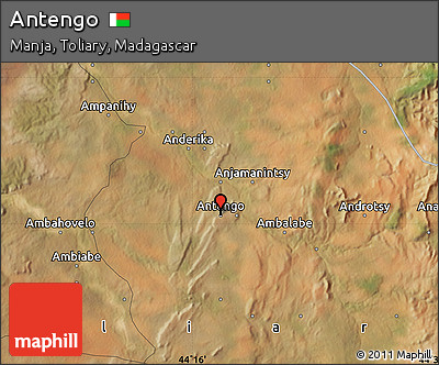 Satellite Map of Antengo