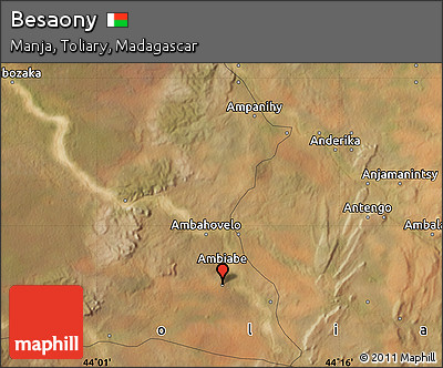 Satellite Map of Besaony