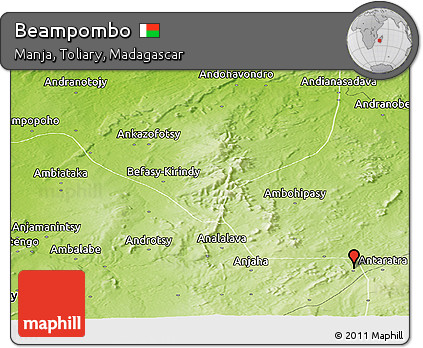 Physical Panoramic Map of Beampombo