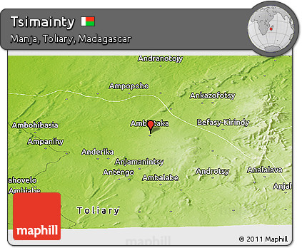 Physical Panoramic Map of Tsimainty