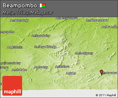 Physical Panoramic Map of Beampombo