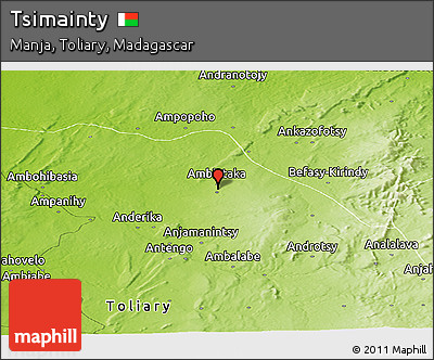 Physical Panoramic Map of Tsimainty